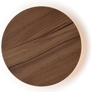 Απλίκα Τοίχου LED Aca Eclipse ZM1715LEDWDW Dark Wood