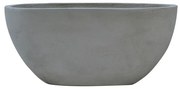 FLOWER POT-4 CEMENT GREY 56X27X26CM