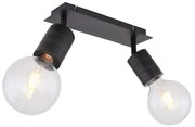 Φωτιστικό Οροφής Globo Lighting Hermine 54030-2 Μαύρο