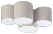 Φωτιστικό Οροφής - Πλαφονιέρα Mona 6592 4xΕ27 15W 69x30cm Natural TK Lighting