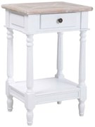 Κομοδίνο History 09-1508 46x37x67cm White