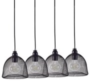 Φωτιστικό Οροφής - Ράγα 77-4351 SE 151-20-4 Zola Black Mat Homelighting Metal