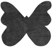 Παδικό Χαλί FEATHERY BLACK BUTTERFLY 120 x 120 εκ.