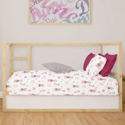 Παπλωματοθήκη Κούνιας (120x160) Dimcol Cloudy Bear 582 White - Pink