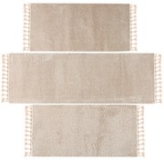 Χαλιά Κρεβατοκάμαρας (Σετ 3τμχ) Polcarpet Soft Shaggy Beige