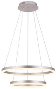 Κρεμαστό Φωτιστικό Οροφής D88059/2 Ακρυλικό LED 3000K-6000K Sunlight-D88059/2-SLV-Ασημί D88059/2-SLV