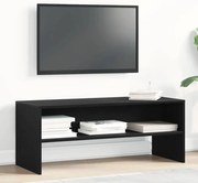 ντουλάπι τηλεόρασης vidaXL Μαύρη δρυς 100x40x40 cm Κατασκευασμένο ξύλο