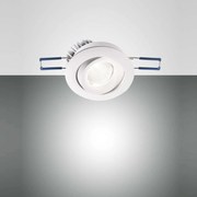 Φωτιστικό Spot Χωνευτό Led Sigma 3445-72-343 White Fabas Luce Στρόγγυλο Αλουμίνιο