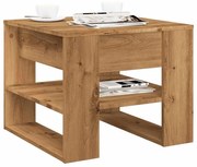 Τραπεζάκι σαλονιού Artisan Oak 55,5x55x45cm Κατασκευασμένο ξύλο - Καφέ