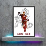 Πόστερ &amp;  Κάδρο Comic Iron Man CM032 21x30cm Εκτύπωση Πόστερ (χωρίς κάδρο)