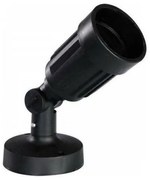 Σποτ Κήπου μονό μαύρο από πολυκαρβονικό πλαστικό AC.045GL76 ACA-AC.045GL76-Μαύρο AC.045GL76