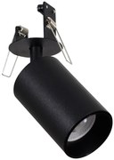 Σποτ Χωνευτό Μονόφωτο 1xGU10 Ø57x90xH151mm Κοπή  Ø48mm Μαύρο Viokef Stage 4241001