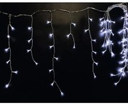 Adeleq Βροχή Με 200 Ψυχρά LED 600x60cm Με Πρόγραμμα Και Σταθερό Ip44 Διαφανές Καλώδιο 30-001209