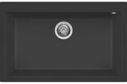 Νεροχύτης κουζίνας QUADRA 130 Nero 40 ELLECI 79x50cm