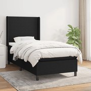 ΚΡΕΒΑΤΙ BOXSPRING ΜΕ ΣΤΡΩΜΑ ΜΑΥΡΟ 90X200 ΕΚ. ΥΦΑΣΜΑΤΙΝΟ 3131243