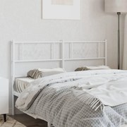 vidaXL Κεφαλάρι Λευκό 150 εκ. Μεταλλικό
