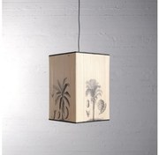 Κρεμαστό Φωτιστικό Οροφής Bamboo Palm 0620-3 Supergreens-0620-3-Μπεζ 0620-3