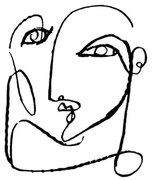 Πίνακας Καμβάς Azamo 022839 50x60x2cm White-Black Κάθετοι Καμβάς