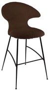 Σκαμπό Μπάρ Time Flies Teddy 590-19C5912-3 51x56x112cm Brown-Black Umage