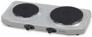 Kumtel LX-7021 Επιτραπέζια Εστία Εμαγιέ Διπλή Γκρι