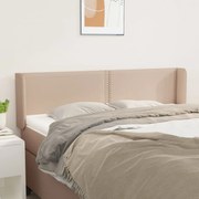 vidaXL Κεφαλάρι με Πτερύγια Καπουτσίνο 147x16x78/88εκ. Συνθετικό Δέρμα