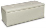 Σκαμπό με αποθηκευτικό χώρο, Praktik, Μπεζ 100x33x39 εκ., Genomax Genom1210500059
