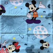 Ariete Σετ Σεντόνια 3 Τμχ Μονά Βαμβακερά 260×160 – Mickey n Minnie Γαλάζιο