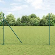 vidaXL Στύλος Περιφράξεων 26 pcs Πράσινο 3.2 x 3.2 x 200 εκ Ατσάλι