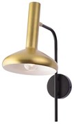 Φωτιστικό Τοίχου - Απλίκα AR4181W41BB 1ΧΕ27 32Χ20X41 Brass-Black Aca Decor Μέταλλο