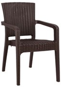 Καρέκλα Κήπου ArteLibre Καφέ Rattan 58x55x87cm