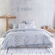 Κουβερλί Σετ 3τμχ Symbol Glow Blue Ρυθμός Υπέρδιπλo 220x240cm 100% Cotton