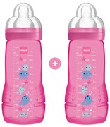 Μπιμπερό Easy Active Deep Ocean 365SG (Σετ 2τμχ) 330ml 4+ Μηνών Candy Pink Mam 330ml Silicon,Plastic