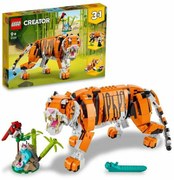 Παιχνίδι Kατασκευή Lego 31129 Creator 3-in-1 Her Majesty the Tiger Majestic Tiger 31129 Πολύχρωμο (755 pcs)