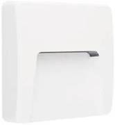 Απλίκα τοίχου LED Sibin-Λευκό-Μήκος: 12 εκ. Ύψος: 12 εκ.