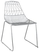 ΚΑΡΕΚΛΑ ΜΕΤΑΛΛΙΚΗ ΑΣΗΜΙ ICARUS HM8010.10 54x57x79cm