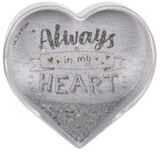 Κορνίζα 3D με νερό και glitter για φωτογραφία  9x9εκ. 12 τμχ.