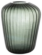 Vase Eladro 34cm mouthblown organic with vertical cutting DCGI-381-00GV