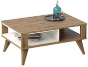 Τραπέζι Σαλονιού Ionis 875ZNA2808 90x60x40cm Oak-White