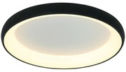 Φωτιστικό Οροφής - Πλαφονιέρα 2048 Led 3000K 50W Φ60cm Sandy Black Αλουμίνιο,Ακρυλικό