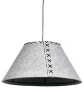 Φωτιστικό Κρεμαστό Γκρι 1xE27 Pendant Light D:43x25cm Acoustic Light 4060