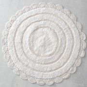 Πατάκι Μπάνιου (Φ70) Rythmos Opal Λευκό