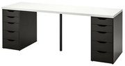 LAGKAPTEN/ALEX γραφείο, 200x60 cm 994.176.22