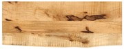 vidaXL Επιφάνεια Τραπεζιού 90x20x3,8 εκ. Live Edge Μασίφ Ξύλο Μάνγκο