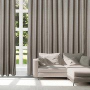 Κουρτίνα Μέτριας Σκίασης Με Τρουκς Polyester 140x270εκ. Curtain Line 2251 Σπαγγί Das Home