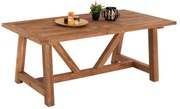 ΤΡΑΠΕΖΙ ΤΡΑΠΕΖΑΡΙΑΣ PLUTON RECYCLED TEAK ΣΕ ΦΥΣΙΚΟ ΧΡΩΜΑ 200X100X75Yεκ.