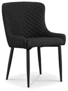 Καρέκλα Τραπεζαρίας Μεταλλική Lion Black Ύφασμα 48x55x50-86εκ. Το προϊόν πωλείται ως σετ 2 τεμαχιων