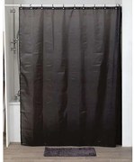 Κουρτίνα Μπάνιου 06.1204103 180x200cm Black 180Πx200Υ Πολυέστερ