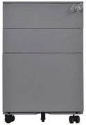 WOODWELL Ε6009,1ΣΥΡΤΑΡΙΕΡΑ Μέταλλο Βαφή Γκρι 39x52x60cm Ε6009,1