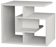 Τραπεζάκι βοηθητικό Labirent Megapap Megapap χρώμα λευκό 54x40x45εκ.