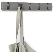 Κρεμάστρα Flip 5 318850-1045 Gray-Pewter Umbra Μέταλλο,Ξύλο